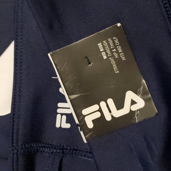 NWT FILA MISTICO HIGH WAISTED LEGGINGS W/23" INSEAM COMPRESSION SZ SMALL - Picture 5 of 7